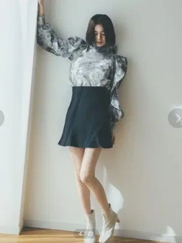 snidel 플레어 미니 스커트 숏 팬츠 0