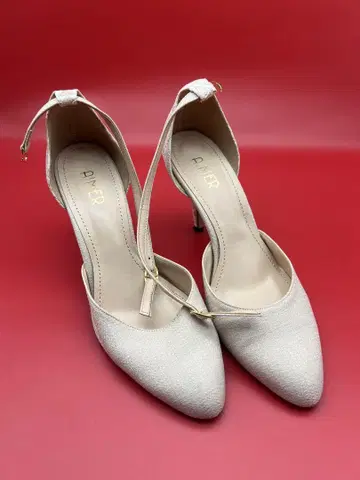 에메 AIMER 23.0cm 레이스업 펌프스 드레스업 베이지