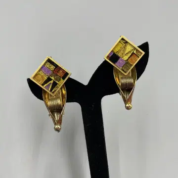 058 컬러풀 에나멜 클립 귀찌