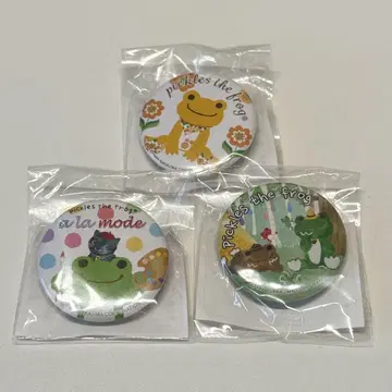 개구리 피클스 캔뱃지 3개 세트