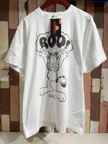 [ Garfield ] BOO Tee WHT GARFIERD2