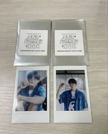 NCT WISH ONE SUMMERWISH 인스턴트 포토 카드 유우시