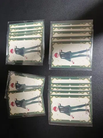 컬러풀 피치 푸피파 트레이딩 카드 자파파 실물 크기