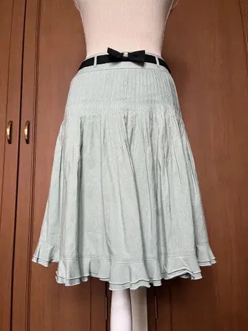 TO BE CHIC 민트 그린 스커트 에포카 ANAYI 언타이틀