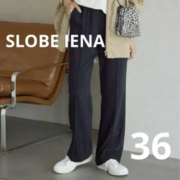 SLOB IENA 핀턱 세미 플레어 팬츠 36