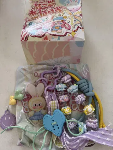 babythree 신상 아크릴 참 스마트폰 스트랩