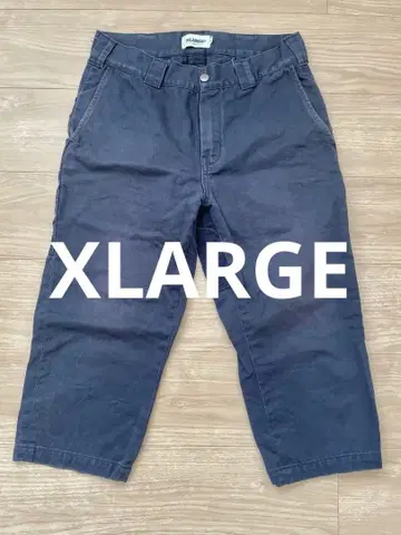 XLARGE 네이비 하프 팬츠