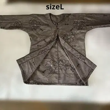 오시마 명주 코이구치 셔츠/다보시얏츠 사이즈 L