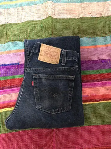 vintage 구제 의류 90s levis 청바지 데님 블랙 501