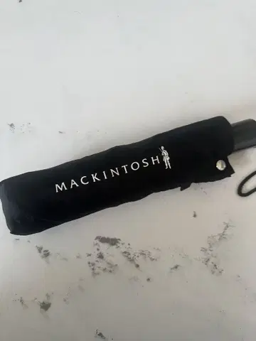 MACKINTOSH 블랙 접이식 우산