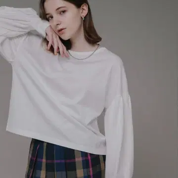 어반 리서치 써니 라벨 WEB 한정판 USA 코튼 소매 볼륨 롱 티셔츠