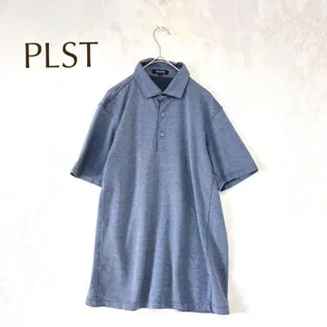 플라스테 S 피케 셔츠 반팔 심플 스포츠 워셔블 무지 하프 버튼