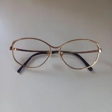 [ vintage ] 골드 오벌 프레임 안경