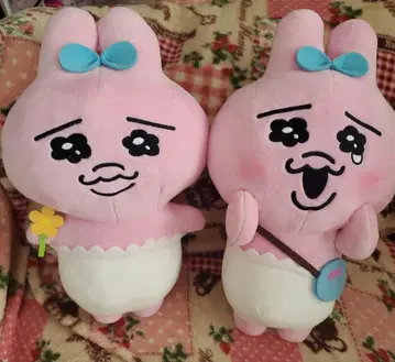 빤쮸토끼 봉제 인형 2체 세트