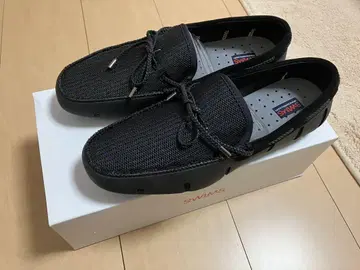 SWIMS 블랙 메쉬 캐주얼 슈즈