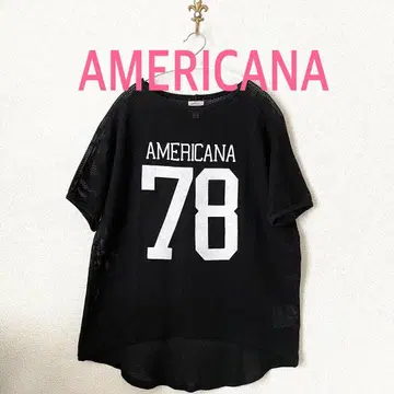 AMERICANA 아메리카나 메쉬 티셔츠 티셔츠