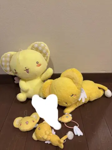 카드캡터 사쿠라 케로 봉제 인형 케르베로스 마스코트 세트