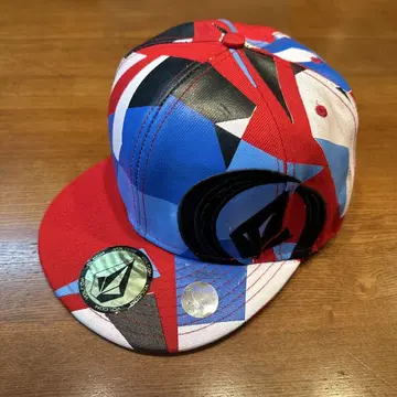 VOLCOM 캡 로고 자수 오일 페인팅 디자인 60cm