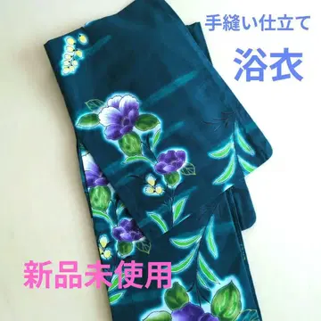 유카타 KANSAI 유카타 손바느질 미사용 새상품