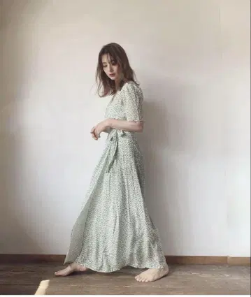 PUI 카슈쿨 원피스 그린