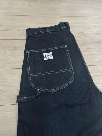 Lee 스트레이트 데님 다크 블루