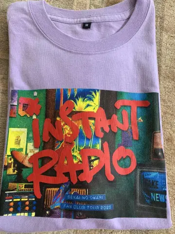 INSTANT RADIO T셔츠 M 사이즈와 숄더백 세트