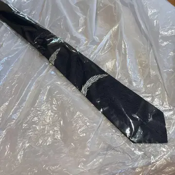 도미닉 프랑스 넥타이 네이비 자수 쓰리 크라운 왕관