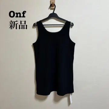 새상품 Omekashi Onf 온후 스퀘어 탱크 튜닉