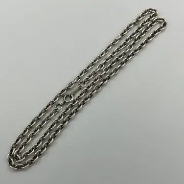 실버 925 둥근 팥 체인 목걸이 50cm 3mm~3.5mm