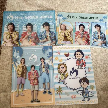 Mrs. GREEN APPLE 비주얼 시트 4장