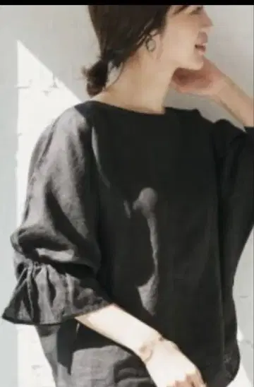 어반 리서치 도어스 린넨 캔디 슬리브 풀오버