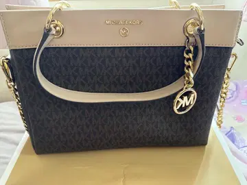 MICHAEL KORS 숄더백 블랙/베이지