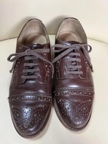 다크 브라운 가죽 옥스포드 신발 23.5cm부터 24cm