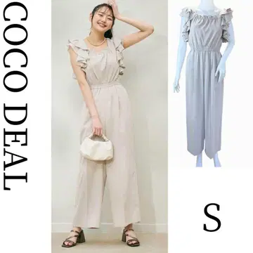 COCO DEAL 아이보리 프릴 올인원 사이즈 1