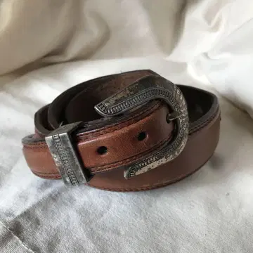 무료배송 L.L BEAN 천연 가죽 가죽 공예 벨트