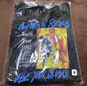 GUNS N' ROSES 1992 투어 후디 M 사이즈 HMV 한정판