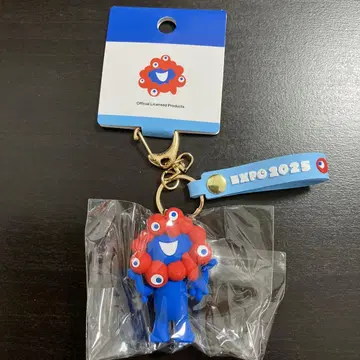 먄먀크 입체 키링 A 블루 오사카 간사이 만박 스트랩 피규어