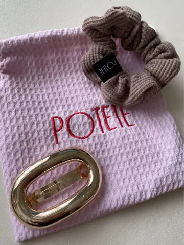 포테테 potete 스크런치와 머리핀
