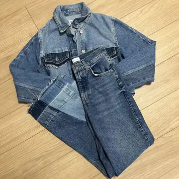 자라 데님 셋업
