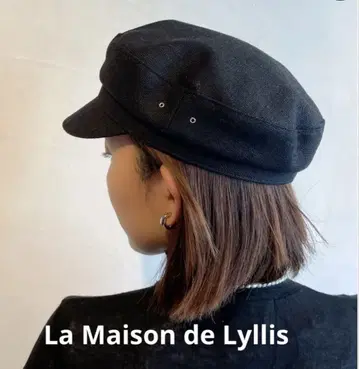 La Maison de Lyllis 라 메종 드 릴리스 린넨 헌팅 캡