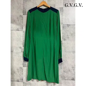 G.V.G.V. 지비지비 바이컬러 레이온 원피스 M356