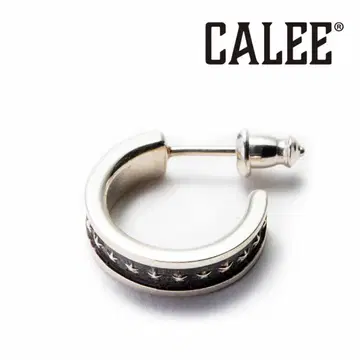 CALEE STAR NARROW PIERCE 스타 하프 귀걸이