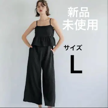coca 코카 크로스 셔링 페플럼 올인원 블랙 L