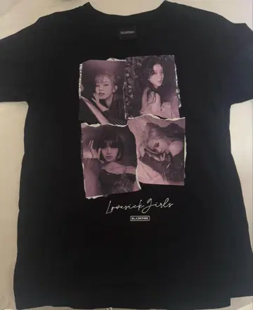 BLACK PINK lovesick girls 티셔츠