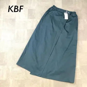 [새상품 택 포함] KBF 롱 랩 스커트 그린 계열