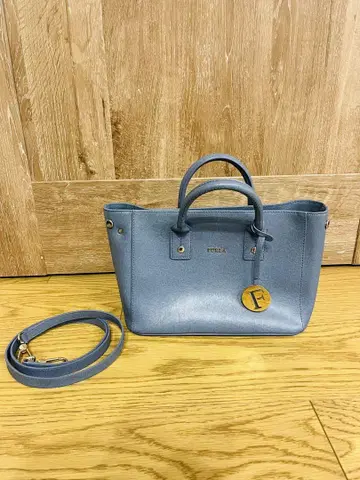 FURLA 파란색 숄더백