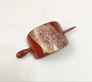머리핀 류큐 옻칠 주홍색