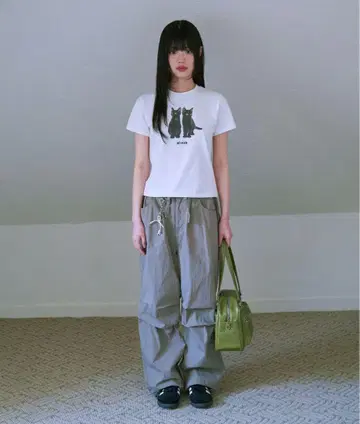 FAD 그레이 카고 팬츠