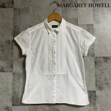 MARGARET HOWELL 구 택 핀턱 블라우스 일본제 M359