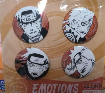 NARUTO 우즈마키 나루토 4개 세트 캔뱃지 25주년 25th 페어